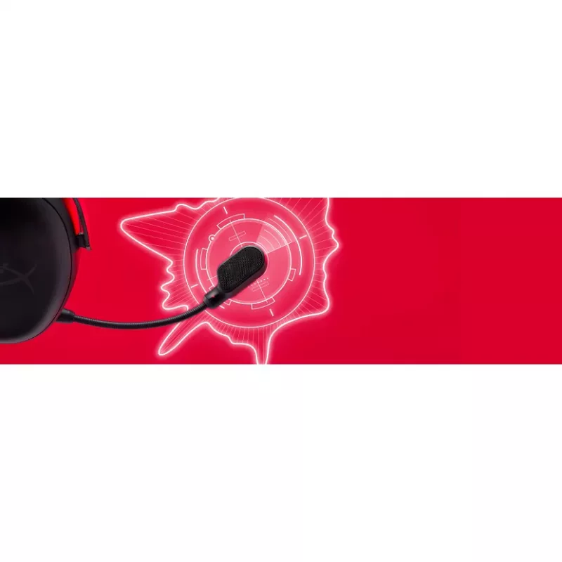 HyperX Cloud III Wireless - Gaming Headset, Black; Red, China, Circumaural, Closed, Active, 155 mm