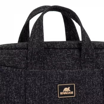 Messenger case Rivacase 7931 39.6 cm 15.6 inch Black White