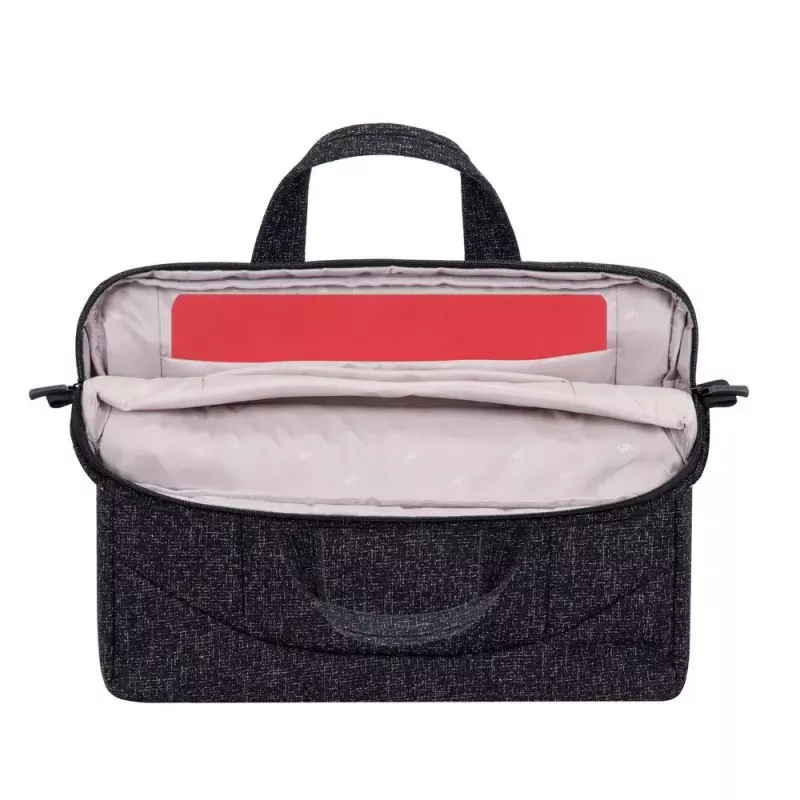 Messenger case Rivacase 7931 39.6 cm 15.6 inch Black White