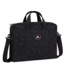 Messenger case Rivacase 7931 39.6 cm 15.6 inch Black White