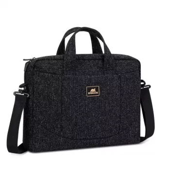 Messenger case Rivacase 7931 39.6 cm 15.6 inch Black White