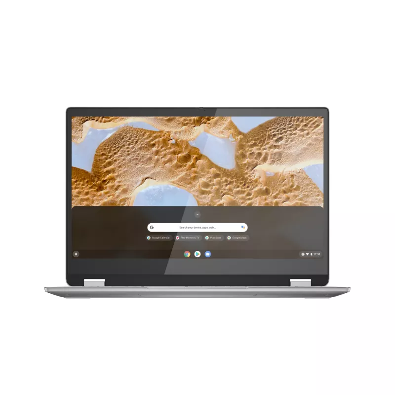 Lenovo IdeaPad Flex 3 Chrome 15IJL7 Intel® Celeron® N N4500 Chromebook 39.6 cm (15.6 inch) Touchscreen Full HD 8 GB LPDDR4x-SDRAM 128 GB eMMC Wi-Fi 6 (802.11ax) ChromeOS German Grey
