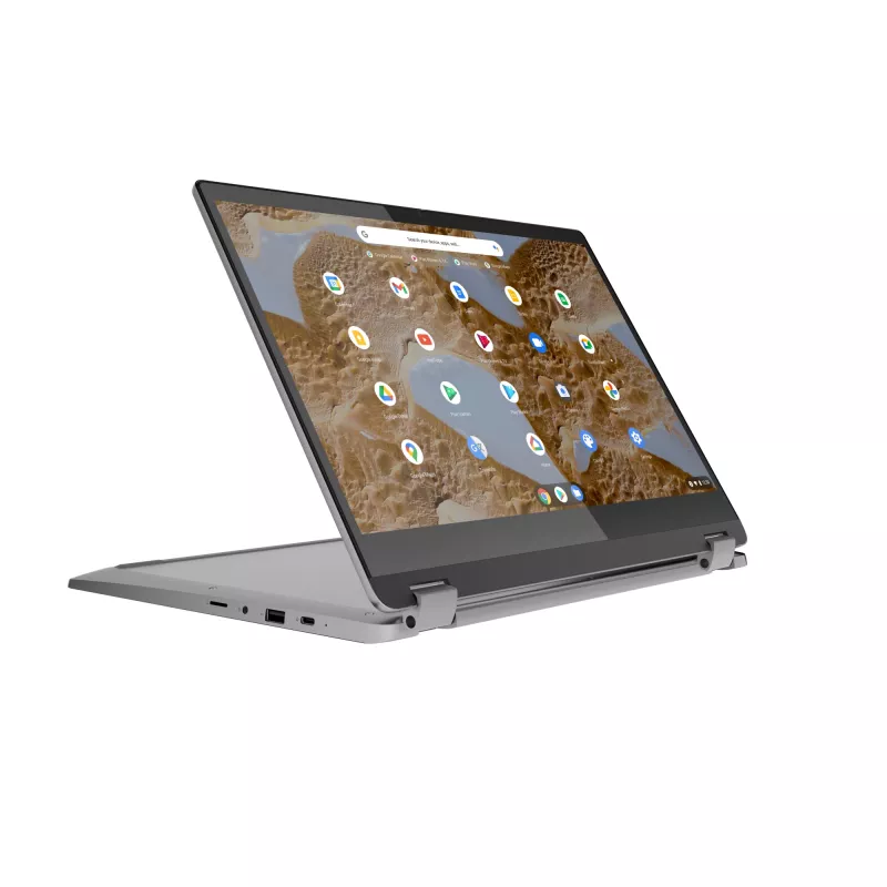 Lenovo IdeaPad Flex 3 Chrome 15IJL7 Intel® Celeron® N N4500 Chromebook 39.6 cm (15.6 inch) Touchscreen Full HD 8 GB LPDDR4x-SDRAM 128 GB eMMC Wi-Fi 6 (802.11ax) ChromeOS German Grey