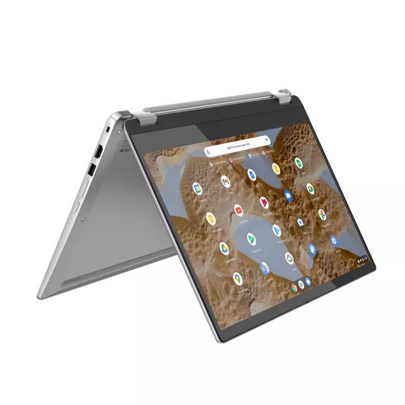 Lenovo IdeaPad Flex 3 Chrome 15IJL7 Intel® Celeron® N N4500 Chromebook 39.6 cm (15.6 inch) Touchscreen Full HD 8 GB LPDDR4x-SDRAM 128 GB eMMC Wi-Fi 6 (802.11ax) ChromeOS German Grey
