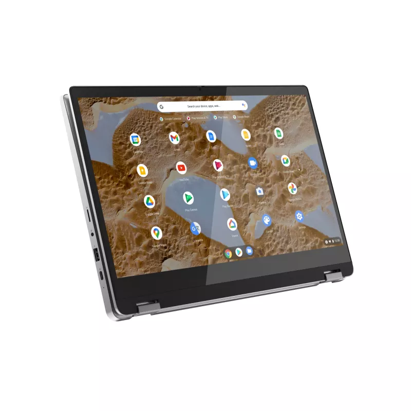 Lenovo IdeaPad Flex 3 Chrome 15IJL7 Intel® Celeron® N N4500 Chromebook 39.6 cm (15.6 inch) Touchscreen Full HD 8 GB LPDDR4x-SDRAM 128 GB eMMC Wi-Fi 6 (802.11ax) ChromeOS German Grey