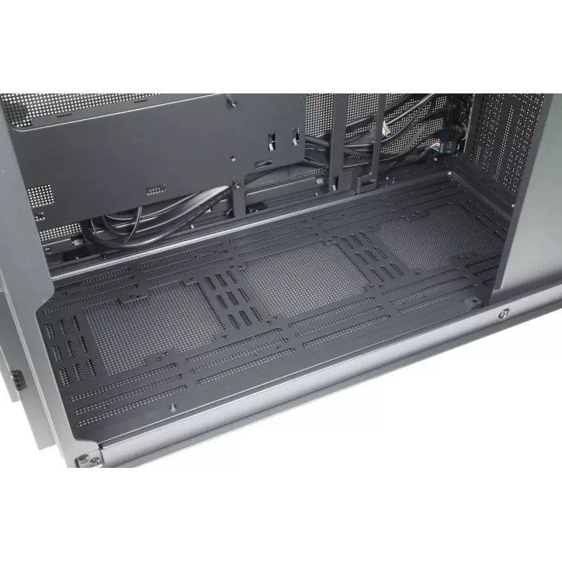 PC Mini Tower case INTER-TECH IM-2 Expander, Mini-ITX/Micro ATX, supports ATX/SFX PSUs, 2.5 inch & 3.5 inch drives, front/top fans 120/140 mm, black