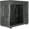 PC Mini Tower case INTER-TECH IM-2 Expander, Mini-ITX/Micro ATX, supports ATX/SFX PSUs, 2.5 inch & 3.5 inch drives, front/top fans 120/140 mm, black
