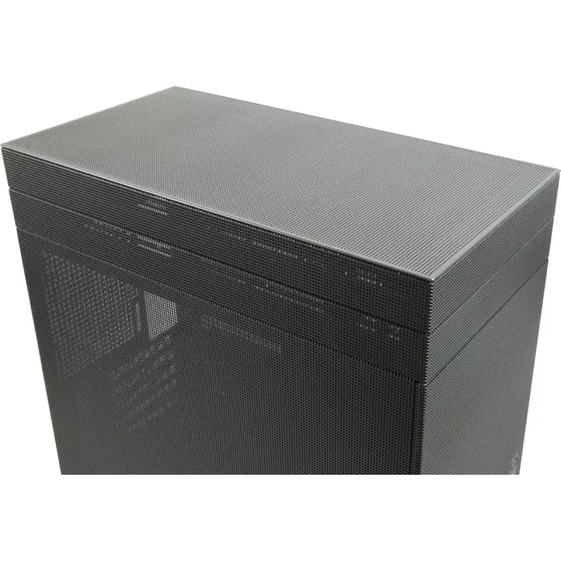 PC Mini Tower case INTER-TECH IM-2 Expander, Mini-ITX/Micro ATX, supports ATX/SFX PSUs, 2.5 inch & 3.5 inch drives, front/top fans 120/140 mm, black