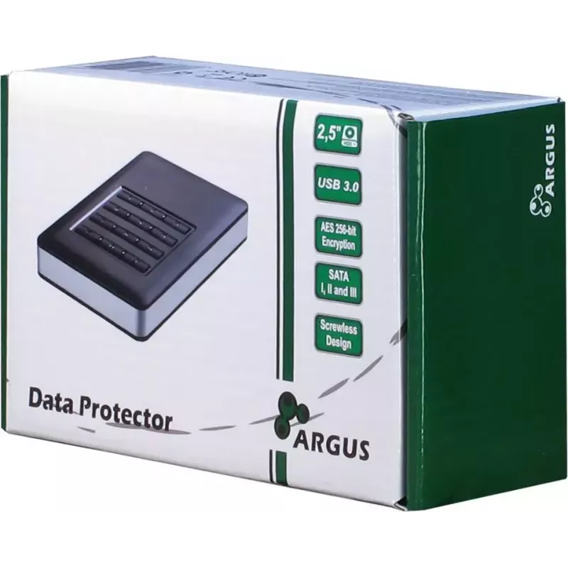 HDD enclosure Inter-Tech GD-25LK01 Aluminium Black 2.5 inch