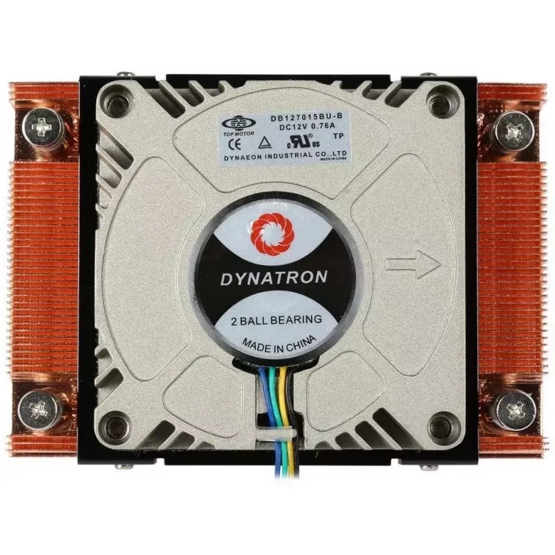 Air cooler Dynatron A-18 Processor 7 cm Copper Grey