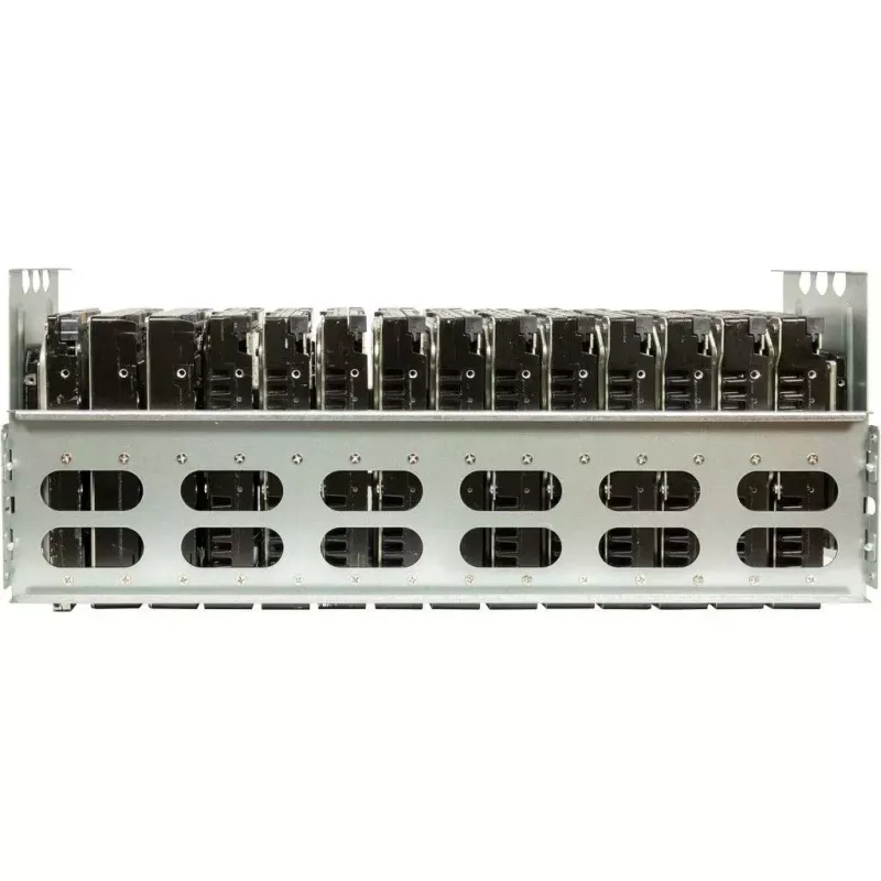 Computer Case Inter-Tech 4F28 Rack Black, Silver