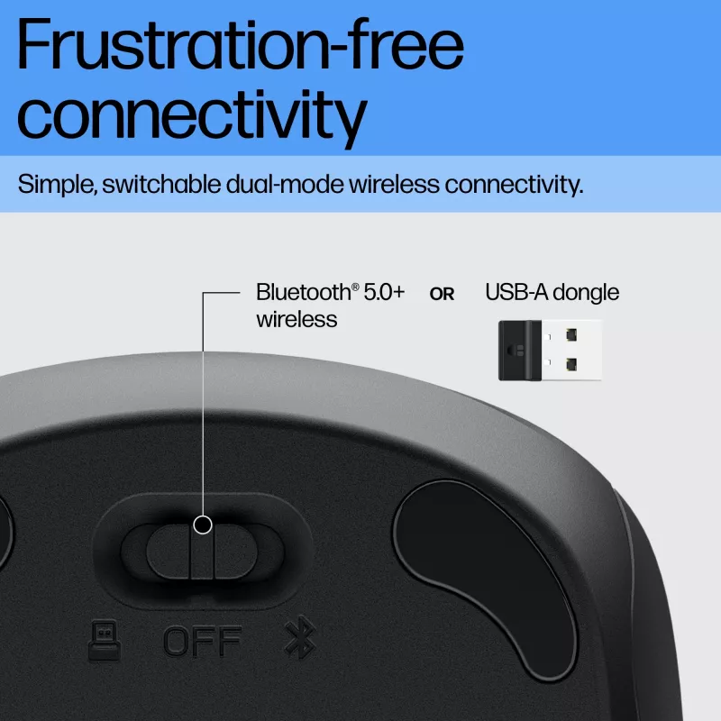 Mouse HP 255 Dual Wireless Mouse RF Wireless + Bluetooth