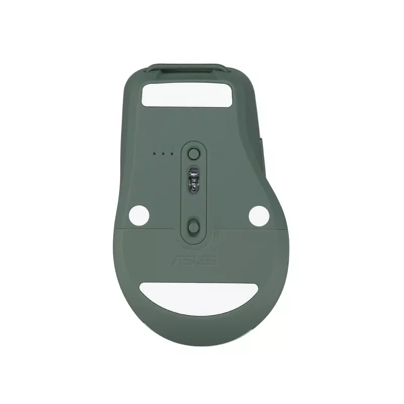 Mouse ASUS SmartO MD200 Silent Plus — Ambidextrous RF Wireless + Bluetooth, Optical 4200 DPI, 6 buttons, green