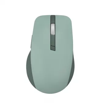 Mouse ASUS SmartO MD200 Silent Plus — Ambidextrous RF Wireless + Bluetooth, Optical 4200 DPI, 6 buttons, green