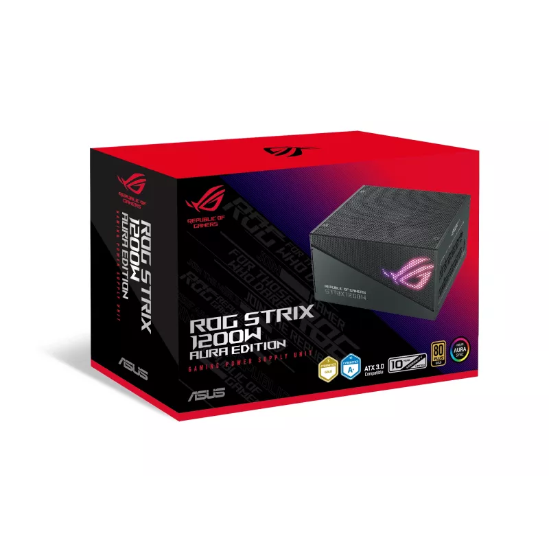 ASUS ROG STRIX 1200W Gold Aura Edition power supply unit 20+4 pin ATX ATX Black