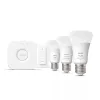 Smart lighting kit Philips Hue White and Colour Ambience Starter kit – 3× E27 11W bulbs, Bluetooth/Zigbee, dimmer