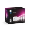 Smart lighting kit Philips Hue White and Colour Ambience Starter kit – 3× E27 11W bulbs, Bluetooth/Zigbee, dimmer