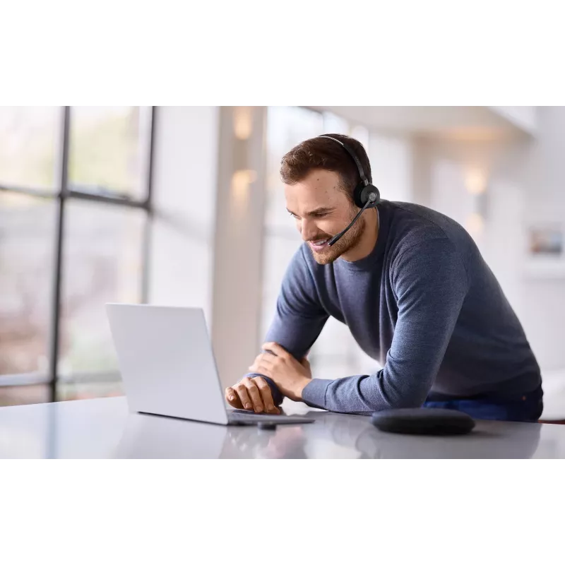 Jabra Engage 55 MS Stereo Headset Wireless Head-band Office/Call center USB Type-A Black