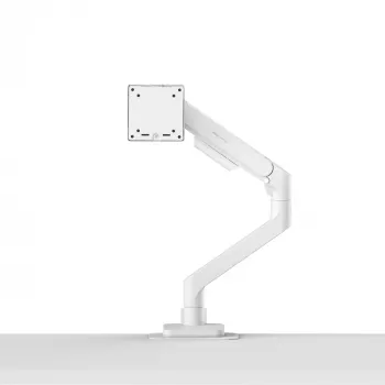 Monitor arm BenQ BSH2 White — adjustable height, VESA compatible, single-arm