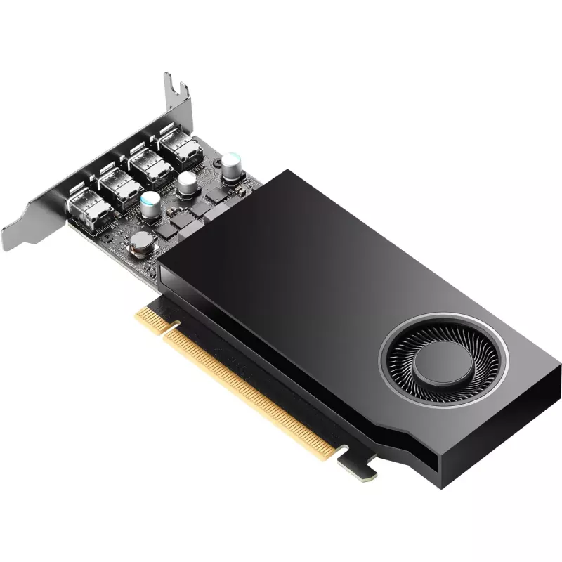 HP NVIDIA RTX A400 4GB GDDR6 Graphics Card, 4x Mini DisplayPort (9U277AA)