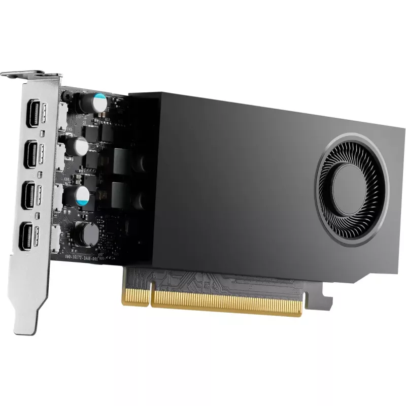 HP NVIDIA RTX A400 4GB GDDR6 Graphics Card, 4x Mini DisplayPort (9U277AA)