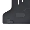 StarTech.com Monitor Arm with VESA Laptop Tray, For a Laptop (4.5kg/9.9lb) and a Single Display up to 32 inch (8kg/17.6lb), Black, Vented Tray, Adjustable Laptop Arm Mount, C-clamp/Grommet Mount