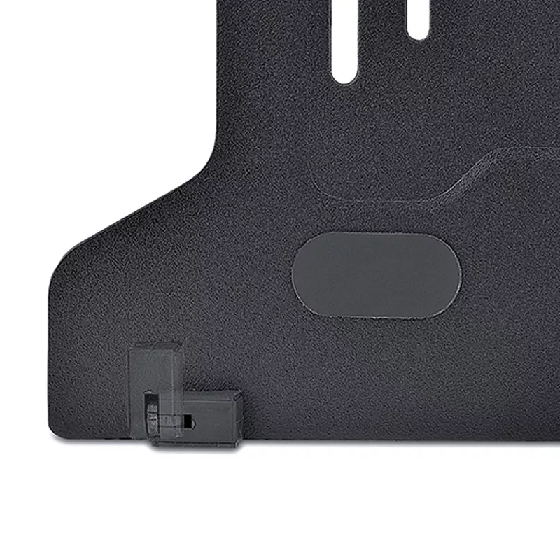 StarTech.com Monitor Arm with VESA Laptop Tray, For a Laptop (4.5kg/9.9lb) and a Single Display up to 32 inch (8kg/17.6lb), Black, Vented Tray, Adjustable Laptop Arm Mount, C-clamp/Grommet Mount