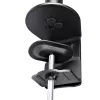 StarTech.com Monitor Arm with VESA Laptop Tray, For a Laptop (4.5kg/9.9lb) and a Single Display up to 32 inch (8kg/17.6lb), Black, Vented Tray, Adjustable Laptop Arm Mount, C-clamp/Grommet Mount