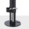 StarTech.com Monitor Arm with VESA Laptop Tray, For a Laptop (4.5kg/9.9lb) and a Single Display up to 32 inch (8kg/17.6lb), Black, Vented Tray, Adjustable Laptop Arm Mount, C-clamp/Grommet Mount