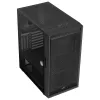 Aerocool Graphite v1 Mid Tower Case, Tempered Glass Side Panel, Black
