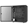 Aerocool Graphite v1 Mid Tower Case, Tempered Glass Side Panel, Black