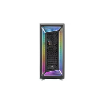 PC Case AEROCOOL Interstellar Midi Tower Black — ATX, supports up to 362 mm GPU, 163 mm CPU cooler, 3x120/360 mm front radiator