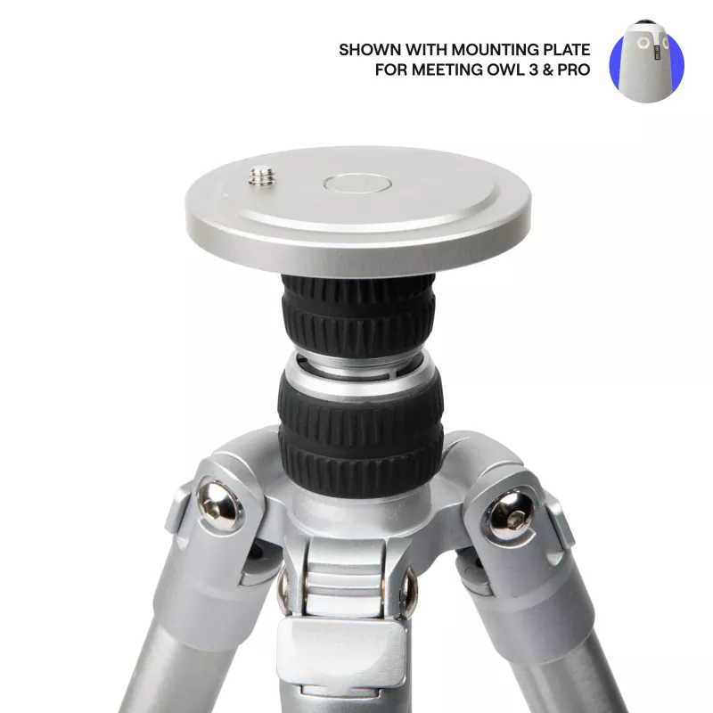 Tripod OWL for Meeting Owl conference camera, 3 legs, min height 44.8 cm, weight 1.52 kg, silver