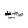 StarTech.com Adjustable Rackmount DIN Rail Kit with Top Hat/Mini/G Rails - 19 inch 1U Steel Rack Mount Bracket, Black