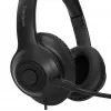 Targus AEH102GL headphones/headset Wired Head-band Calls/Music USB Type-A Black