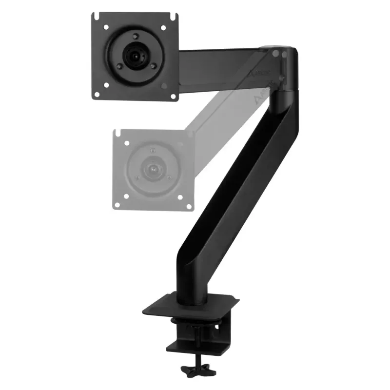 Desk Mount Gas Spring Monitor Arm Arctic X1-3D — supports up to 43 inch / 10 kg, VESA 75x75–100x100, black