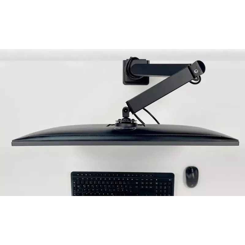 Desk Mount Gas Spring Monitor Arm Arctic X1-3D — supports up to 43 inch / 10 kg, VESA 75x75–100x100, black