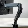 Desk Mount Gas Spring Monitor Arm Arctic X1-3D — supports up to 43 inch / 10 kg, VESA 75x75–100x100, black