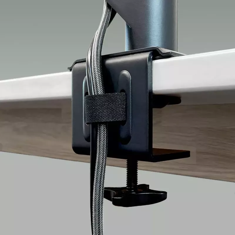 Desk Mount Gas Spring Monitor Arm Arctic X1-3D — supports up to 43 inch / 10 kg, VESA 75x75–100x100, black