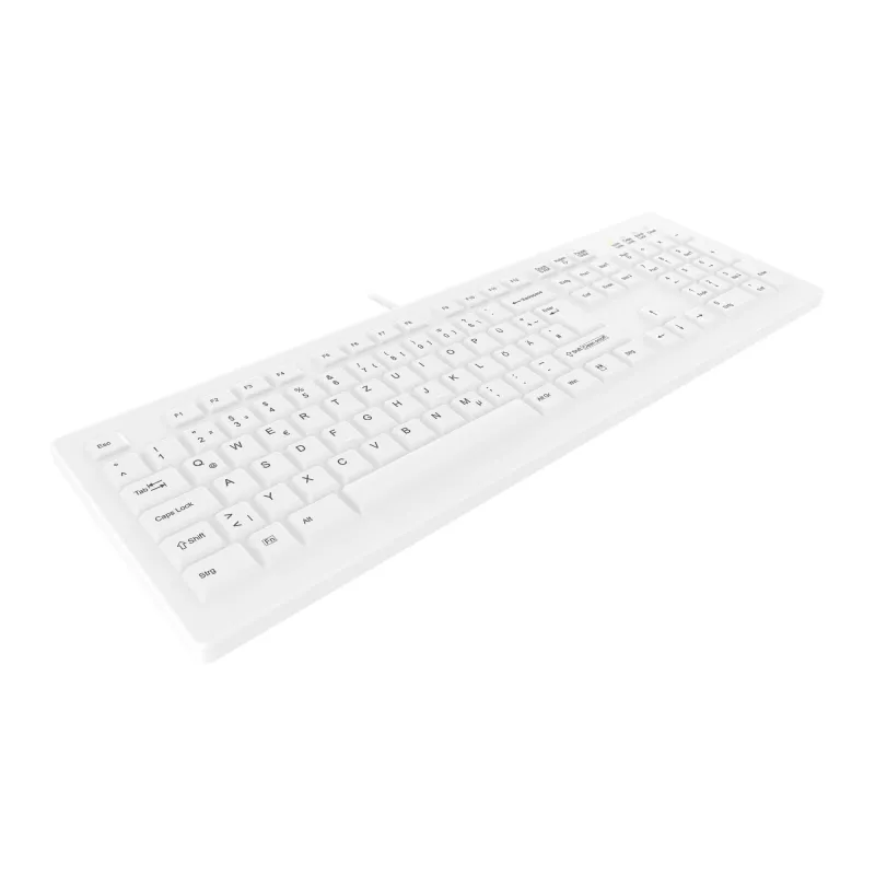 Contour Design Active Key Contour ClassicClean Medical Keyboard IP68 Full-Size Wired White DE C8100