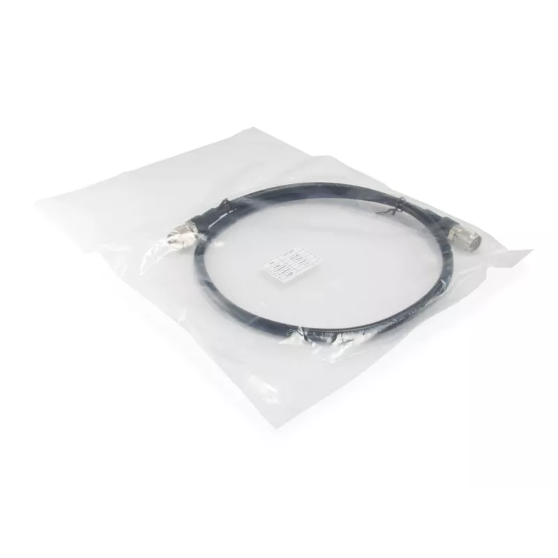 LevelOne 1m Antenna Cable, CFD-400, N Male Plug to N Male Plug, Indoor/Outdoor