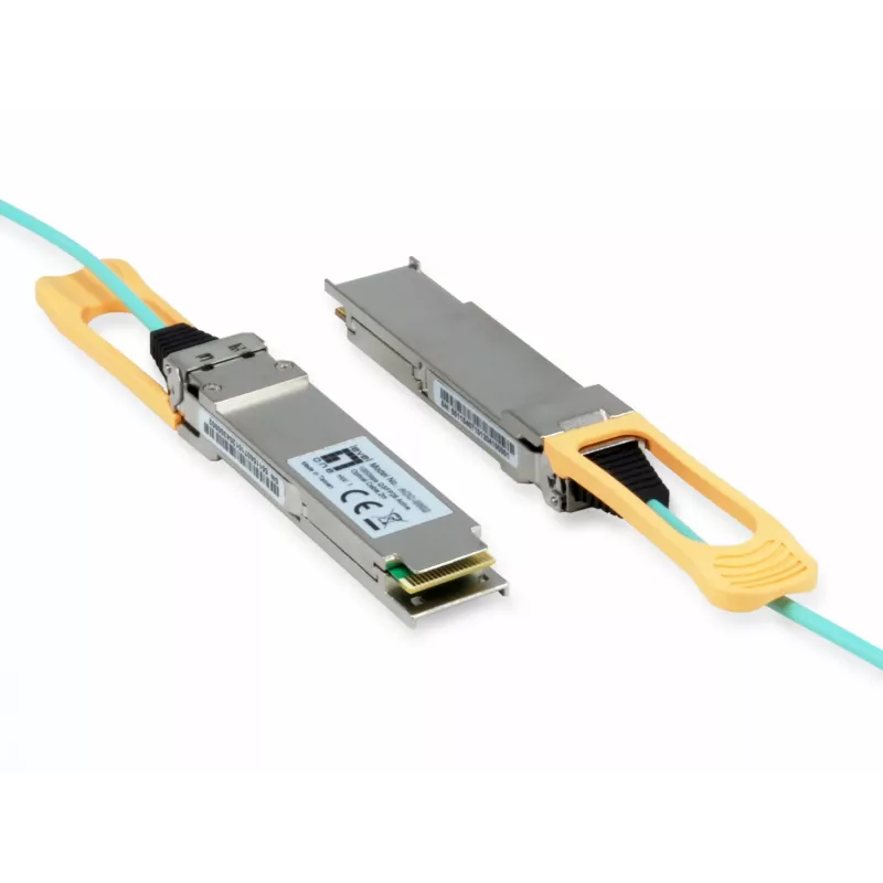 LevelOne AOC-0502 network transceiver module Fiber optic 103100 Mbit/s QSFP28 850 nm