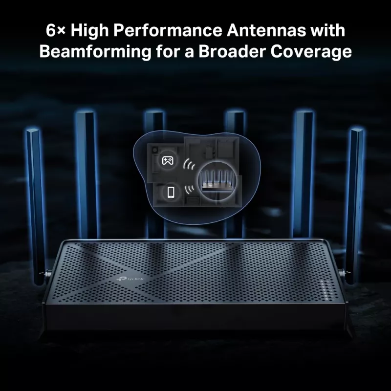 TP-Link Archer BE400 wireless router 2.5 Gigabit Ethernet Dual-band (2.4 GHz / 5 GHz) Black