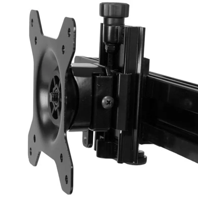 StarTech.com Dual-Monitor Stand - Horizontal - Black, Freestanding, 8 kg, 61 cm (24 inch), 100 x 100 mm, Height adjustment, Black