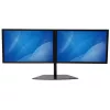 StarTech.com Dual-Monitor Stand - Horizontal - Black, Freestanding, 8 kg, 61 cm (24 inch), 100 x 100 mm, Height adjustment, Black