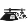 StarTech.com Dual-Monitor Stand - Horizontal - Black, Freestanding, 8 kg, 61 cm (24 inch), 100 x 100 mm, Height adjustment, Black