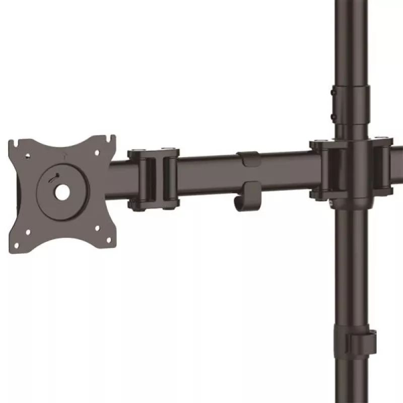 StarTech.com Quad-Monitor Desktop Stand - Articulating, Freestanding, 8 kg, 33 cm (13 inch), 68.6 cm (27 inch), 100 x 100 mm, Black