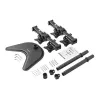 StarTech.com Quad-Monitor Desktop Stand - Articulating, Freestanding, 8 kg, 33 cm (13 inch), 68.6 cm (27 inch), 100 x 100 mm, Black