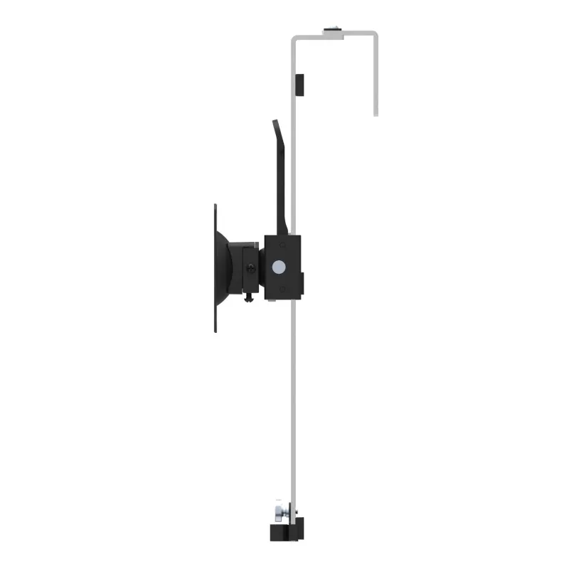 StarTech.com Cubicle Monitor Mount - Cubicle Wall Single Monitor Hanger - Up to 34 inch VESA Mount Display - Height Adjustable Ergonomic Office Cubicle Hanging Flat Panel Hook & Clamp Bracket