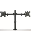 StarTech.com Desk Mount Dual Monitor Arm - Desk Clamp / Grommet VESA Monitor Mount for up to 32 inch Displays - Ergonomic Articulating Monitor Arm - Height Adjustable/Tilt/Swivel/Rotating